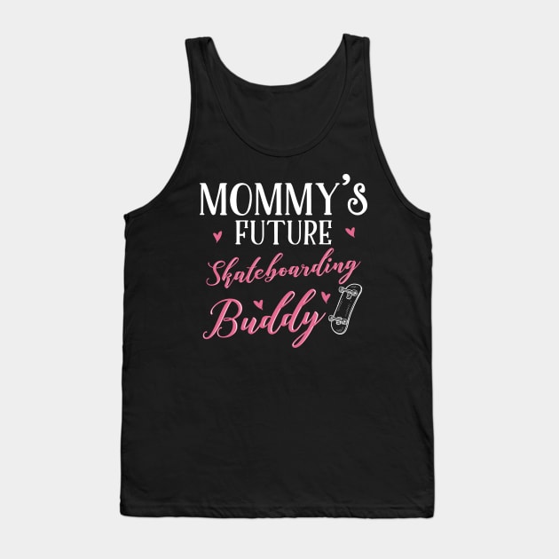 Skateboarding Mom and Baby Matching T-shirts Gift Tank Top by KsuAnn